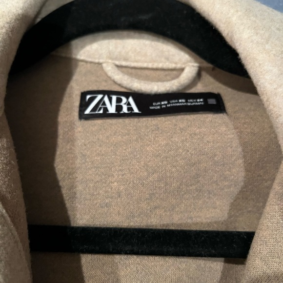 Zara camel/beige shacket size XS - Picture 2 of 2